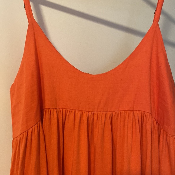 Coral Summer Dress - NWOT - Picture 2 of 4